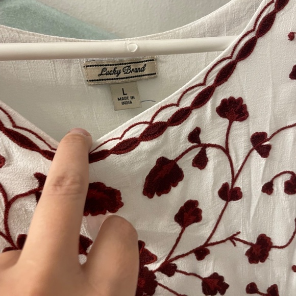 Lucky Brand Blouse, Bohemian Style with embroidery - Picture 5 of 13